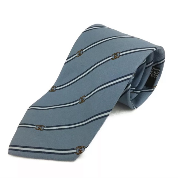 AUTH Gucci GG 100% Silk Tie - Picture 1 of 6